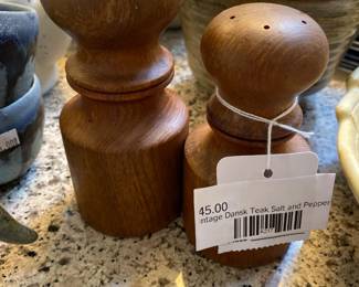 Vintage Dansk Teak Salt and Pepper Grinders