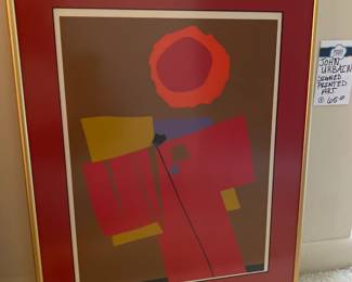 John Urbain Signed Printed Art