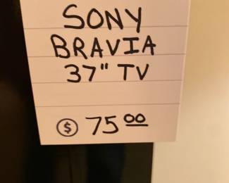 Sony Bravia 37' TV