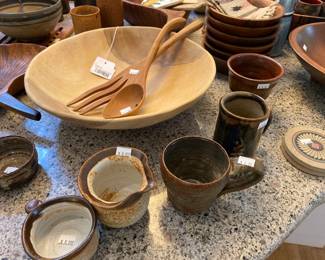 Large Wood Salad Bowl