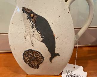 Bier Pottery Whale Pitcher