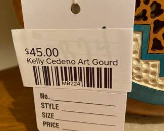 Kelly Cedeno Art Gourd
