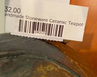 Handmade Stoneware Ceramic Teapot