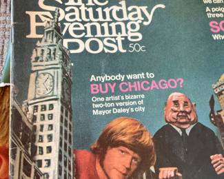 Vintage magazines; LOOK, Esquire & others...