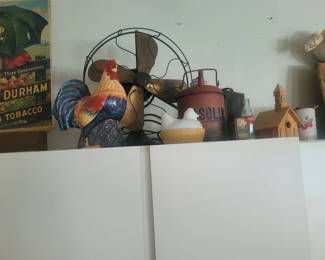 General Electric fan with brass blades