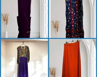 Samples of vintage clothing