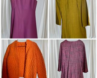 Samples of vintage clothing