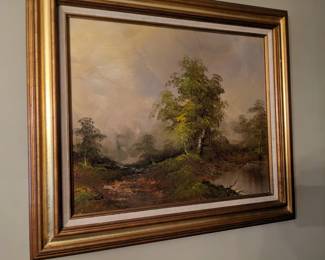 OIL ON CANVAS PAINTING