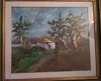 SIGNED OIL ON CANVAS