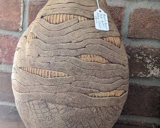 SIGNED ART STUDIO STONEWARE VASE