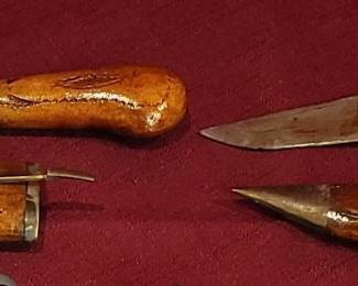 Dagger Pair In Wood Sheaths