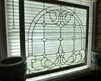 large stain glass window