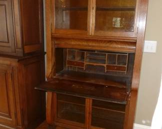 antique oak tall desk