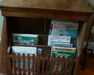 vintage unique magazine rack