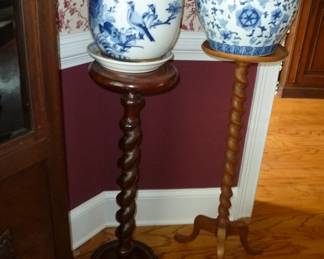 pots and plant stands