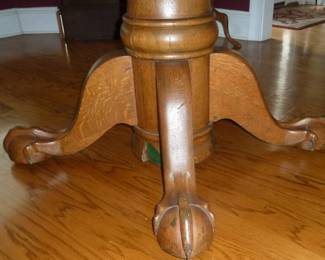 vintage oak dining room table