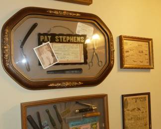 barber theme collages