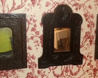 ornate metal frame mirrors
