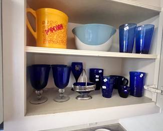 Cobalt Blue Glassware