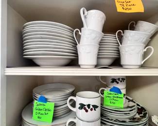 Cades Cove dish set, Sheffield Dish Set