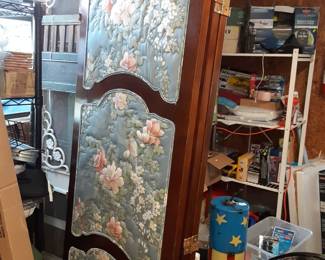 VTG Upholstered Wood Room Divider