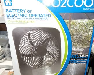 Battery Operated Fan