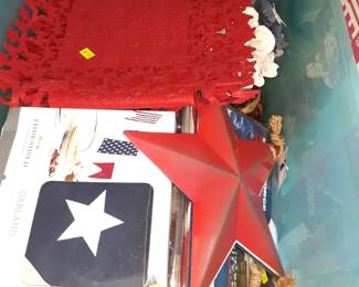 Red White & Blue Decor