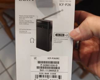 AM, FM radio battery operated radio