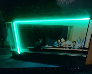 Boulevard of broken dreams picture $50 a little bit of water damage in the left lower corner.