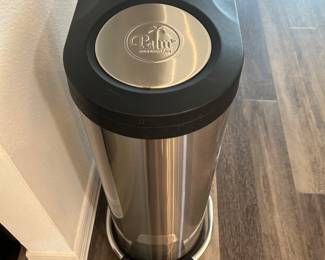 Palm Restaurant Trash Can