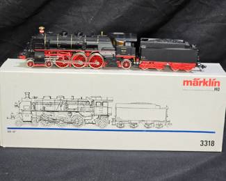 Marklin HO 3318 BR 18 Steam 3-Rail Locomotive