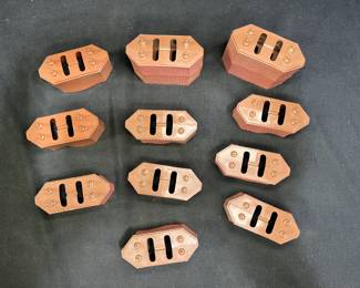 18 Pieces Marklin HO 7065 plastic pier, 1/4"