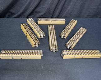 24 Pc Marklin 3600 D Straight M 3 Rail Brass Track
