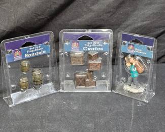 Carole Towne Collection Crates, Barrels, & Worker