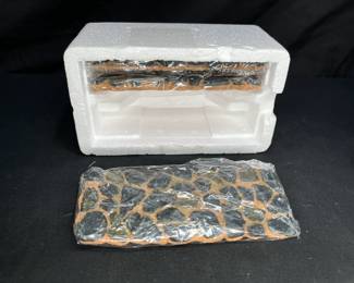 Dept. 56 Stone Wall, Stone Path Curved & Straight