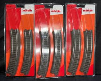 3 New Packages Marklin 20130 HO Curved C Track