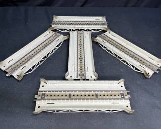 5 Marklin HO 7168 Metal Straight Approach Section