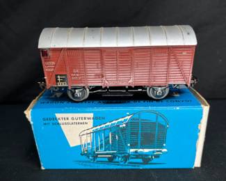 Marklin HO #4506 Closed Goods Van w/ Tail Lights