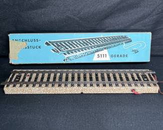4 Marklin HO #5111 Straight Track Feeder Section
