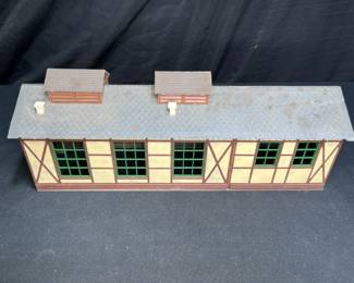 Vintage HO Train Depot Station