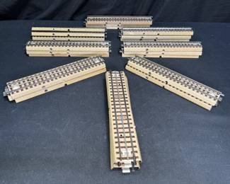24 Pc Marklin 3600 D Straight M 3 Rail Brass Track