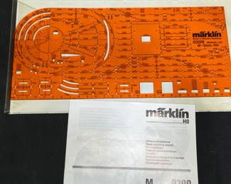 Marklin HO 0209 Rail M-Track Planning Template