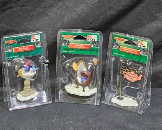 3 Coventry Cove Outdoor Village Figurines