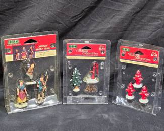 3 LEMAX Village Collection Figurines