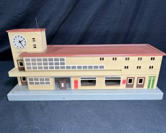 Vtg Marklin Train Station w/ Clock Tower 418 1940s