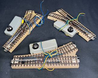 3 Left Marklin MW Electric Switches