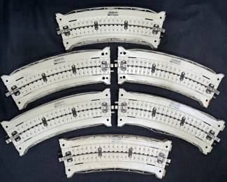6 Pc. Marklin 7167 HO Curved Ramp Track