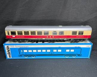 Marklin 4087 HO Speisewagen Dining Car & Box