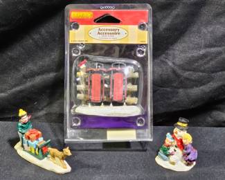 Winter & Holiday Themed Village Figurines