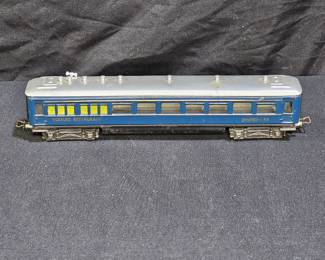 Marklin HO #352 Blue Dining Car Voiture Restaurant